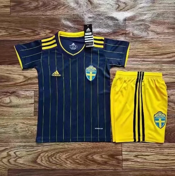Kids-Sweden 2020 European Cup Away Soccer Jersey